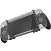 Konix Mythics Supporto di presa Comfort Grip per la console Nintendo Switch Lite - Spazio per 4 giochi - Nero