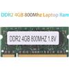 No DDR2 4GB 800Mhz Laptop PC2 6400 2RX8 200 Pin SODIMM per Laptop Memory D1Q6
