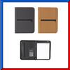 Pryma Cartella Cartellina Portadocumenti A4 Portablocco con Zip Tasche Eco Pelle