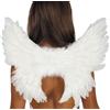 Fiestas Guirca Ali bianche piumate 55x45 cm angelo cosplay