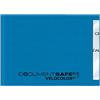 VELOFLEX - Custodia per carte con protezione RFID/NFC 90 x 63 mm, blu | 1 tessera con chip RFID/NFC, pellicola speciale PP, adatta per carte credito, documenti d'identità e tessere accesso