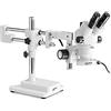 KERN OZM 922UK Optics OZM-91 - Microscopio stereo, binoculare Tubus, illuminazione LED da 4,5 W (riflettente), universale (braccio doppio con cuscinetti a sfera con piastra)