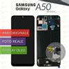 Samsung DISPLAY PARI ORIGINALE SAMSUNG GALAXY A50 SM-A505 SCHERMO OLED VETRO TOUCH FRAME