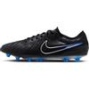 Nike Legend 10 Elite AG-PRO, Soccer Shoe Uomo, Black/Chrome-Hyper Royal, 44.5 EU