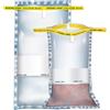 Whirl-Pak 1-7160 sacchetti in polietilene a bassa densità con spazio e filtro, sterili, capacità 2721 ml, 254 mm di larghezza x 380 mm di lunghezza, trasparenti, 50 pezzi
