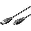 Goobay 33349 Cavo adattatore FireWire™ 400; da 6 pin a 4 pin; IEEE1394 - Spina FireWire 400 (6-pin) > Spina FireWire 400 (4-pin)