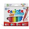 Stabilo Pennarelli Carioca Joy Superwashable Confezione 36 Colori Assortiti Lavabili