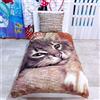 Sweet Home Gatto Marr Dolce Dormire Set 2 pezzi Letto Singolo Copripiumino 140x200cm Cotone