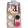 Eulenspiegel - 204559 - Set per il trucco dell'orso polare, per circa 40 maschere, colori per il trucco, carnevale, festa a tema