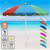 GiraFacile Ombrellone mare GiraFacile 200 Cm Protezione uv spiaggia pesca Ermes