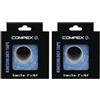 COMPEX - Rotolo di Nastro kinesiologico Elastico per Adulti, Unisex, Colore: Blu, Unico (Confezione da 2)