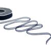 Furlanis - Velo Bordi Raso con Tirante Centrale, Nastro Decorativo per Confezioni, Bomboniere, Tessuto Italiano - Blu Scuro, 6 mm x 50 m