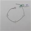 BRACCIALE PER BAMBINI CON STELLINE IN ORO BIANCO 18KT 1,1 GR. (7322)