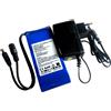 Laser Power Batteria a Litio 12.0V 6.5AH 6500mA 115x52x20mm + Caribatteria 12.6V 1Ah