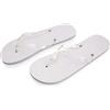 eBuyGB Pack of 5 Medium, 5 Large, Infradito Unisex-Adulto, White, 33 EU