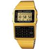 Casio Orologio CASIO DATA BANK CALCULATOR DBC-611G-1DF Calcolatrice Acciaio Dorato