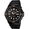 Casio Orologio Uomo CASIO MRW-200H-1EVDF Silicone Nero Black Sub100mt