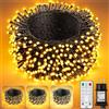 Possily Catena luci di natale per esterni 400 LED, 40 m, 10 modalità IP65 3 COLORI