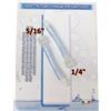 ERRECOM Adattatori a tubo in plastica 1/4 e 5/16 sae per sistemi Push & Fill e sirin