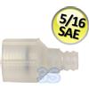 ERRECOM Adattatore per cartucce e sistemi Push&Fill in plastica da 5/16 SAE