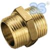 ICMA Nipples niples raccordo giunto dritto M-M 1/2'' in ottone giallo - acqua gas