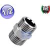 ICMA Vite doppia raccordo Niples MM da 1/2'' in ottone cromato