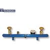 TECNOGAS Centralina per abbinamento bombole gas GPL completa di valvola sicurezza e manom