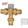 ICMA 148 - Miscelatore termostatico 3/4'' in ottone con bocchettone - valvola mi