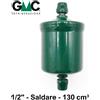 GMC SC084S - Filtro disidratatore GMC a saldare attacchi 1/2'' - 130 cm³ a setaccio