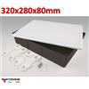 TIEMME Cassetta incasso universale collettore collettori 320 x 280 x 80 mm con coperchi
