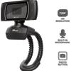Trust WEBCAM PC COMPUTER MICROFONO HD LAPTOP DESKTOP WEB CAM TRUST TRINO HD 720P