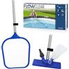 Bestway Kit manutenzione pulizia piscina retino aspiratore asta 58013 Flowclear
