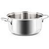 Barazzoni Bonita Casseruola 2 Manici, Acciaio Inox 18/10, ø20cm
