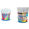 Giotto Pennarelli Turbo Color a Punta Fine (96 pezzi) & Turbo Maxi a Punta Larga (48 pezzi)