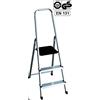 MAURER SCALA DOMESTICA ALLUMINIO 3 GRADINI ANTISDRUCCIOLO EN131 COD. FI95835