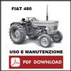 Fiat 480 Manuale uso manutenzione Libretto istruzioni SPAGNOLO