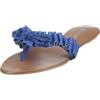 Buffalo London 308-13338-1 Tumble Leather White 108008, Flip Flop Donna - Bianco