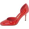 Buffalo 6147-285 Pump - Pelle Laccata da Donna, Colore: Rosso