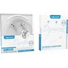 Newtop Cuffie a Collana Wireless Bluetooth 5.3 Bianco Comode Dinamiche e Leggere