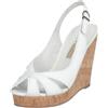 Buffalo S Denver Leather 307-13899, Sandali da Donna, Bianco Bianco, 40 EU