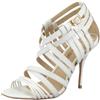 Buffalo Snake Caseina Nappa 16287-563, Sandali da Donna, Bianco Bianco, 41 EU