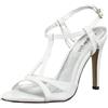 Buffalo Leather pu 219083, Sandali da Donna, Bianco Bianco, 38 EU