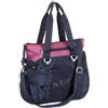 TOM TAILOR Acc Tommy 10860 - Shopper da Donna, 38 x 7,5 x 34,5 cm (Larghezza x Altezza x profondità), Blu Scuro Rosa 55, Einheitsgröße