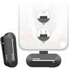 Moman Microfono Wireless 2,4 GHz Microfoni Esterni con Interfaccia Tipo c per iphone 15 USB-C Android Smartphone, Tablet, Laptop per YouTube, Vlogging, Microphone-Wireless-Smartphone-Pad
