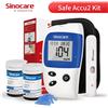 Sinocare Misuratore di Glicemia Diabete Test Kit Glucosio nel Sangue con 50 Strisce