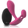 INTENSE ANAL TOYS PLUG ANALE VIBRANTE MEDIO 9 CM DILATATORE CON TELECOMANDO IN SILICONE ROSA DONNA