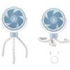 BEPER P206VEN430 Ventilatore Usb con Gambe in Silicone Snodabili - Ventilatore da Passeggino, Ombrellone, Auto
