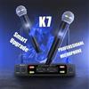 SHARD-LAB 😍 COPPIA MICROFONI WIRELESS SENZA FILO PALMARI GELATO PROFESSIONALI KARAOKE