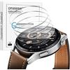 NEWZEROL 4 Pezzi Vetro Temperato Compatibile con Huawei Watch GT 3 46mm Pelli...