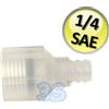ERRECOM Adattatore per cartucce e sistemi Push&Fill in plastica da 1/4 SAE